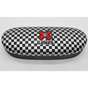 X-GAMES Eyeglasses Sunglasses‎ Case, Clam-Shell Hard Case - Logo